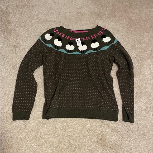 Talbots Sweaters - Talbots Women's Sheep Pattern Sweater